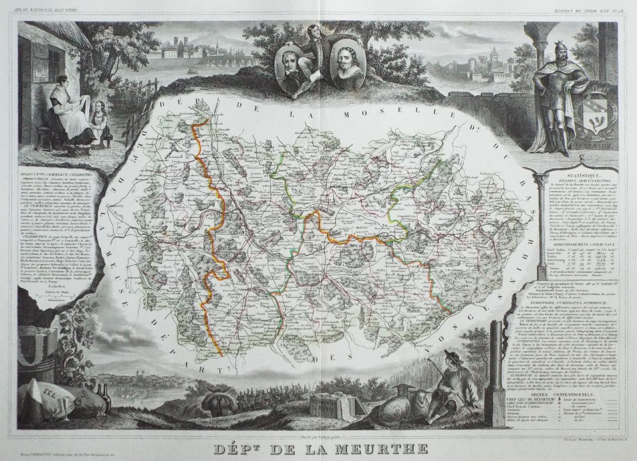 Map of Meurthe